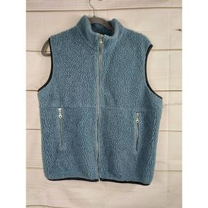 woman's sherpa full zip vest ,XL the b.c clothing